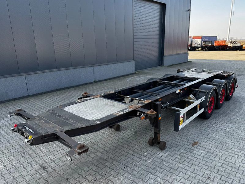 Burg 20FT/3-axles, SAF INTRADISC, ADR (EXII, EXII, FL, AT), 2x LIFTAXLE, NL-Chassis, APK/ADR:06/2025 - Container/ Wechselfahrgestell Auflieger: das Bild 2 Burg 20FT/3-axles, SAF INTRADISC, ADR (EXII, EXII, FL, AT), 2x LIFTAXLE, NL-Chassis, APK/ADR:06/2025 - Container/ Wechselfahrgestell Auflieger: das Bild 2