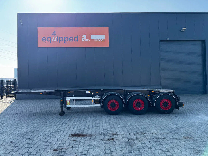 Burg 20FT/3-axles, SAF INTRADISC, ADR (EXII, EXII, FL, AT), 2x LIFTAXLE, NL-Chassis, APK/ADR:06/2025 - Container/ Wechselfahrgestell Auflieger: das Bild 4 Burg 20FT/3-axles, SAF INTRADISC, ADR (EXII, EXII, FL, AT), 2x LIFTAXLE, NL-Chassis, APK/ADR:06/2025 - Container/ Wechselfahrgestell Auflieger: das Bild 4
