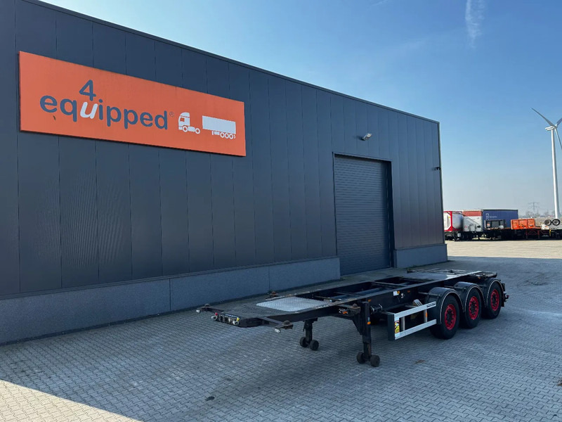 Burg 20FT/3-axles, SAF INTRADISC, ADR (EXII, EXII, FL, AT), 2x LIFTAXLE, NL-Chassis, APK/ADR:06/2025 - Container/ Wechselfahrgestell Auflieger: das Bild 1 Burg 20FT/3-axles, SAF INTRADISC, ADR (EXII, EXII, FL, AT), 2x LIFTAXLE, NL-Chassis, APK/ADR:06/2025 - Container/ Wechselfahrgestell Auflieger: das Bild 1