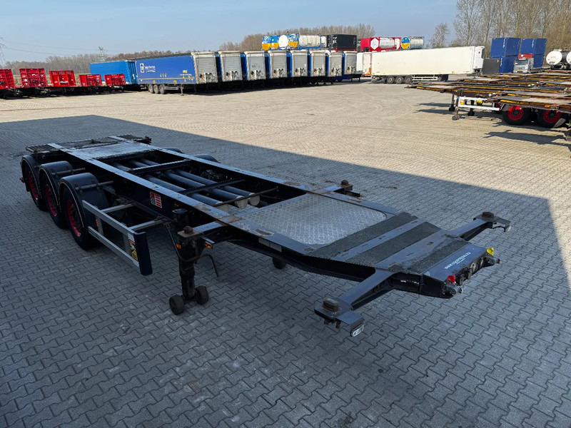 Container/ Wechselfahrgestell Auflieger Burg 20FT/3-axles, SAF INTRADISC, ADR (EXII, EXII, FL, AT), 2x LIFTAXLE, NL-Chassis, APK/ADR:06/2025: das Bild 7