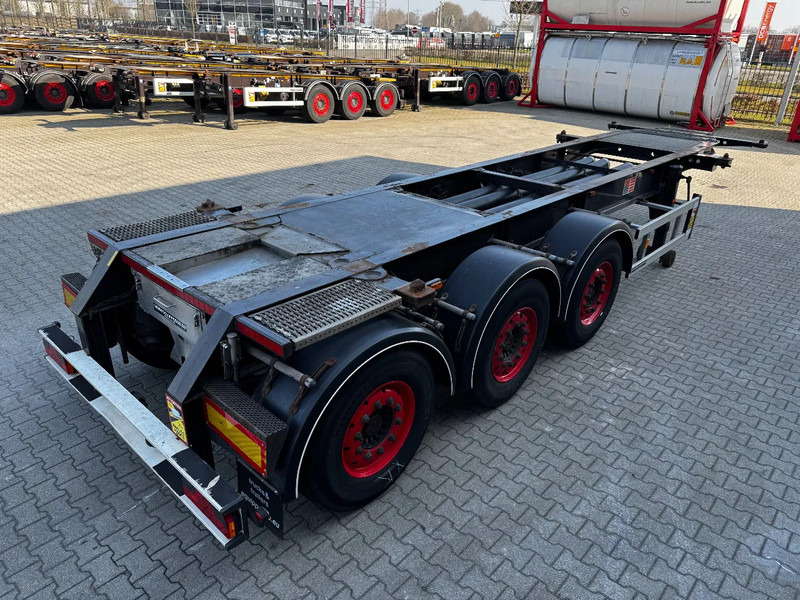 Container/ Wechselfahrgestell Auflieger Burg 20FT/3-axles, SAF INTRADISC, ADR (EXII, EXII, FL, AT), 2x LIFTAXLE, NL-Chassis, APK/ADR:06/2025: das Bild 6