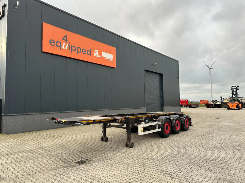 Burg 20FT ADR (EX/II, EX/III, FL, AT) Chassis, Empty weight : 3.690kg, SAF INTRADISC, 2x Liftaxle, NL-chassis - Container/ Wechselfahrgestell Auflieger: das Bild 1 Burg 20FT ADR (EX/II, EX/III, FL, AT) Chassis, Empty weight : 3.690kg, SAF INTRADISC, 2x Liftaxle, NL-chassis - Container/ Wechselfahrgestell Auflieger: das Bild 1