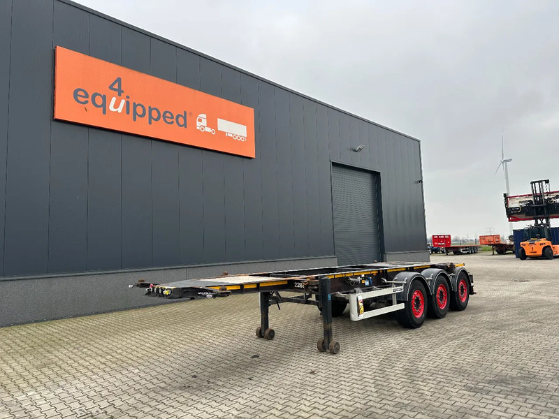 Burg 20FT ADR (EX/II, EX/III, FL, AT) Chassis, Empty weight : 3.690kg, SAF INTRADISC, 2x Liftaxle, NL-chassis - Container/ Wechselfahrgestell Auflieger: das Bild 1 Burg 20FT ADR (EX/II, EX/III, FL, AT) Chassis, Empty weight : 3.690kg, SAF INTRADISC, 2x Liftaxle, NL-chassis - Container/ Wechselfahrgestell Auflieger: das Bild 1