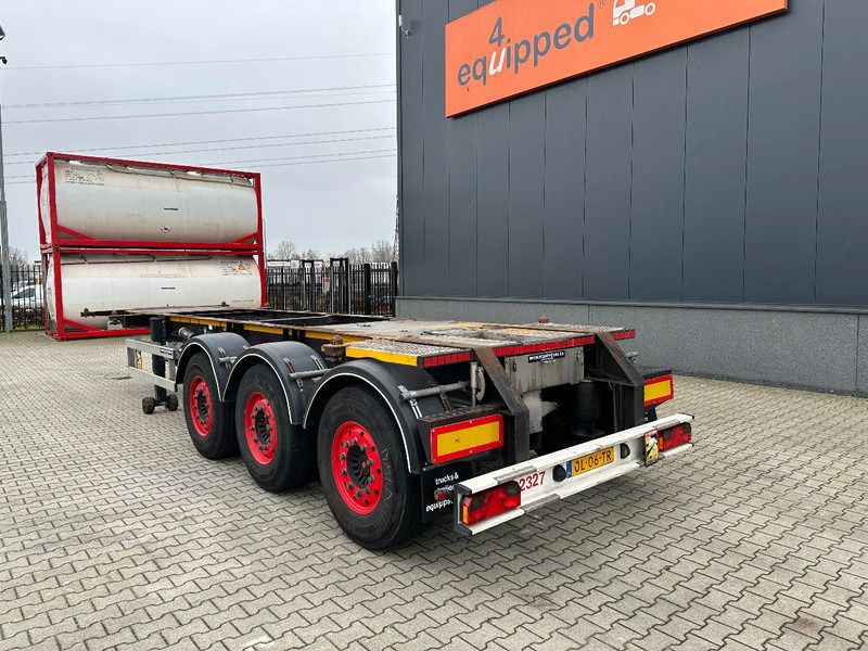 Burg 20FT ADR (EX/II, EX/III, FL, AT) Chassis, leeggewicht: 3.690kg, SAF INTRADISC, 2x Liftaxle, NL-chassis, APK: 08-2025 - Container/ Wechselfahrgestell Auflieger: das Bild 3 Burg 20FT ADR (EX/II, EX/III, FL, AT) Chassis, leeggewicht: 3.690kg, SAF INTRADISC, 2x Liftaxle, NL-chassis, APK: 08-2025 - Container/ Wechselfahrgestell Auflieger: das Bild 3