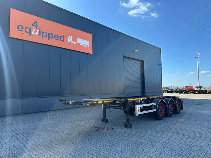 Burg 20FT ADR (EX/II, EX/III, FL, AT), Leergewicht: 3.690kg, SAF INTRADISC, 2x liftaxle, ALCOA, NL-Chassis, APK/ADR: 08-2025 - Container/ Wechselfahrgestell Auflieger: das Bild 1 Burg 20FT ADR (EX/II, EX/III, FL, AT), Leergewicht: 3.690kg, SAF INTRADISC, 2x liftaxle, ALCOA, NL-Chassis, APK/ADR: 08-2025 - Container/ Wechselfahrgestell Auflieger: das Bild 1