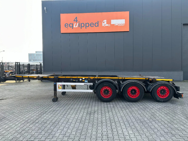 Burg 20FT ADR (EX/II, EX/III, FL, AT), Leergewicht: 3.690kg, SAF INTRADISC, 2x liftaxle, ALCOA, NL-Chassis - Container/ Wechselfahrgestell Auflieger: das Bild 2 Burg 20FT ADR (EX/II, EX/III, FL, AT), Leergewicht: 3.690kg, SAF INTRADISC, 2x liftaxle, ALCOA, NL-Chassis - Container/ Wechselfahrgestell Auflieger: das Bild 2