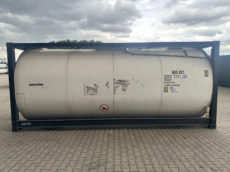 CIMC 20FT ISO / 25.020L-1-COMP. / L4BN / UN Portable / T11 / test: 09-2027 - Lagertank: das Bild 3 CIMC 20FT ISO / 25.020L-1-COMP. / L4BN / UN Portable / T11 / test: 09-2027 - Lagertank: das Bild 3