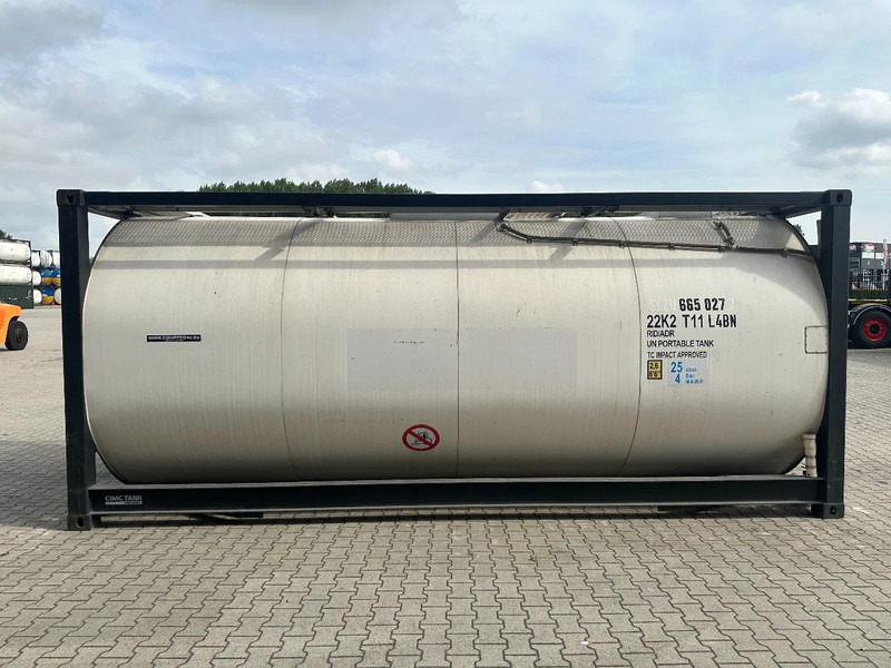 CIMC 20FT ISO / 25.020L-1-COMP. / L4BN / UN Portable / T11 / test: 10-2027 - Lagertank: das Bild 3 CIMC 20FT ISO / 25.020L-1-COMP. / L4BN / UN Portable / T11 / test: 10-2027 - Lagertank: das Bild 3