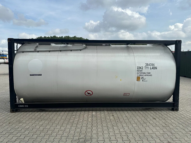 CIMC 20FT ISO / 25.030L - 1 comp. / L4BN / UN Portable / T11 / test: 10 -2026 - Lagertank: das Bild 3 CIMC 20FT ISO / 25.030L - 1 comp. / L4BN / UN Portable / T11 / test: 10 -2026 - Lagertank: das Bild 3