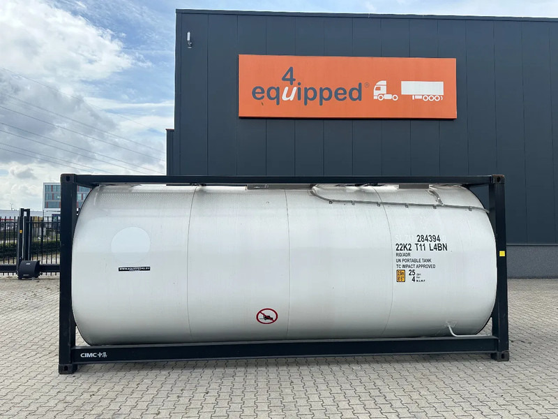 CIMC 20FT ISO / 25.030L - 1 comp. / L4BN / UN Portable / T11 / test: 10 -2026 - Lagertank: das Bild 2 CIMC 20FT ISO / 25.030L - 1 comp. / L4BN / UN Portable / T11 / test: 10 -2026 - Lagertank: das Bild 2