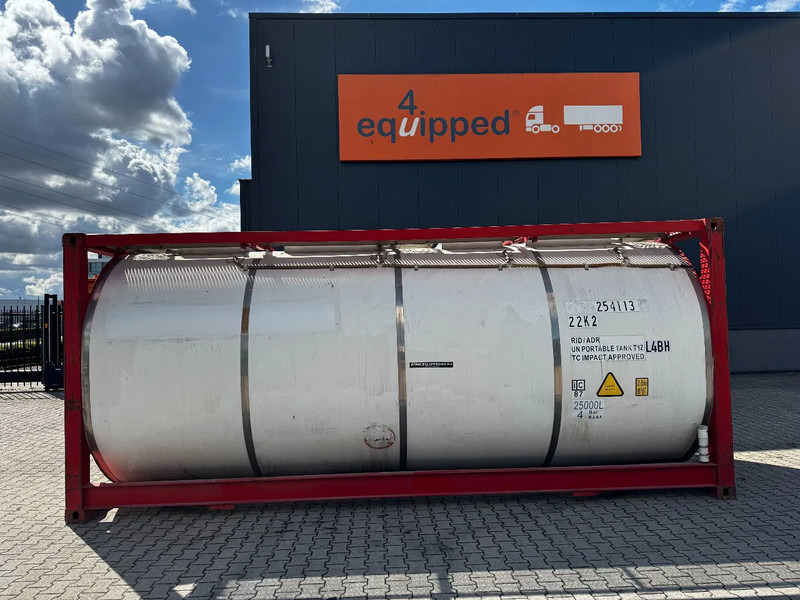 CIMC 20FT ISO, 25.050L / 1-COMP / 3 BAFFELS / T12 / 22K2 / 4 manholes / ADR valid until 11/2026 - Lagertank: das Bild 2 CIMC 20FT ISO, 25.050L / 1-COMP / 3 BAFFELS / T12 / 22K2 / 4 manholes / ADR valid until 11/2026 - Lagertank: das Bild 2