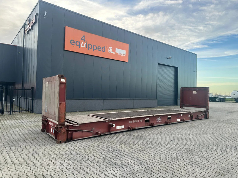 CIMC 40FT FLATRACK FLUSH FOLDING / CSC: 10/2027 / 10x available - Seecontainer: das Bild 1 CIMC 40FT FLATRACK FLUSH FOLDING / CSC: 10/2027 / 10x available - Seecontainer: das Bild 1