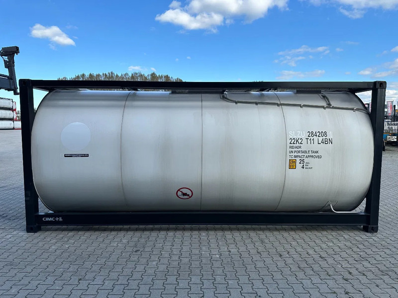 CIMC NEW / UNUSED, for FOOD STUFF or CHEMICAL, 20FT ISO, 25.030L, L4BN, UN Portable, T11, test: 1-2027 - Lagertank: das Bild 3 CIMC NEW / UNUSED, for FOOD STUFF or CHEMICAL, 20FT ISO, 25.030L, L4BN, UN Portable, T11, test: 1-2027 - Lagertank: das Bild 3