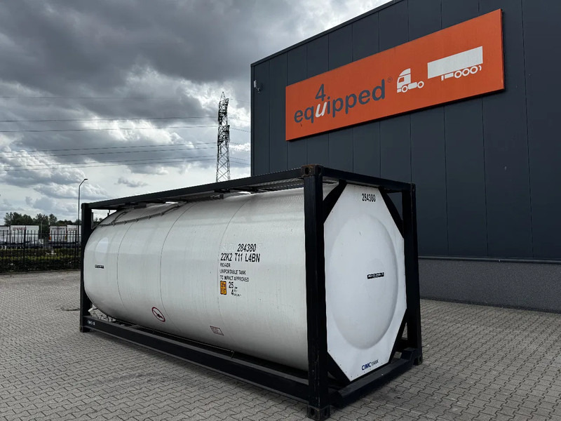 CIMC TOP: 2022, 20FT ISO, 25.030L, L4BN, UN Portable, T11, test: 09-2026 - Lagertank: das Bild 3 CIMC TOP: 2022, 20FT ISO, 25.030L, L4BN, UN Portable, T11, test: 09-2026 - Lagertank: das Bild 3
