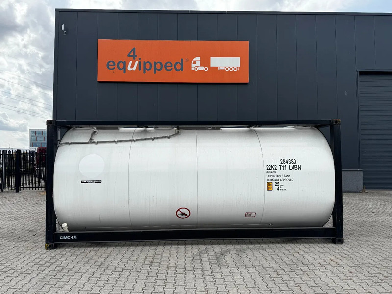 CIMC TOP: 2022, 20FT ISO, 25.030L, L4BN, UN Portable, T11, test: 09-2026 - Lagertank: das Bild 2 CIMC TOP: 2022, 20FT ISO, 25.030L, L4BN, UN Portable, T11, test: 09-2026 - Lagertank: das Bild 2