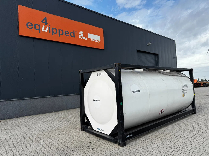CIMC TOP: 2022, 20FT ISO, 25.030L, L4BN, UN Portable, T11, test: 1-2027 - Lagertank: das Bild 1 CIMC TOP: 2022, 20FT ISO, 25.030L, L4BN, UN Portable, T11, test: 1-2027 - Lagertank: das Bild 1
