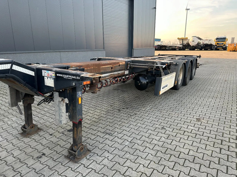 Container/ Wechselfahrgestell Auflieger D-Tec FLEXITRAILER / 45FT HC MULTI / BPW + drumbrakes / liftaxle / NL / APK 11-2026: das Bild 20 Container/ Wechselfahrgestell Auflieger D-Tec FLEXITRAILER / 45FT HC MULTI / BPW + drumbrakes / liftaxle / NL / APK 11-2026: das Bild 20