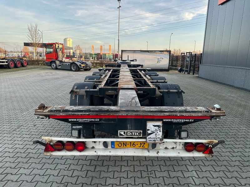 Container/ Wechselfahrgestell Auflieger D-Tec FLEXITRAILER / 45FT HC MULTI / BPW + drumbrakes / liftaxle / NL / APK 11-2026: das Bild 7 Container/ Wechselfahrgestell Auflieger D-Tec FLEXITRAILER / 45FT HC MULTI / BPW + drumbrakes / liftaxle / NL / APK 11-2026: das Bild 7