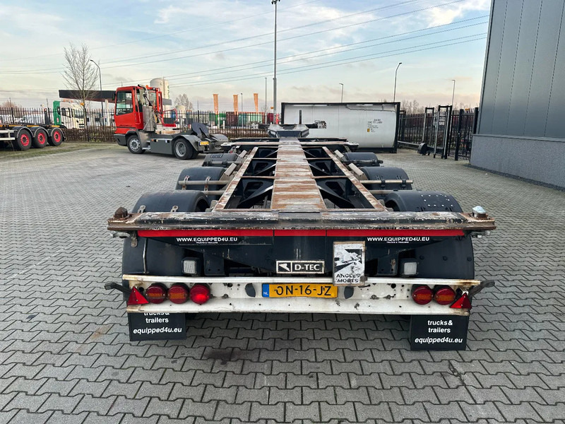 Container/ Wechselfahrgestell Auflieger D-Tec FLEXITRAILER / 45FT HC MULTI / BPW + drumbrakes / liftaxle / NL / APK 11-2026: das Bild 8 Container/ Wechselfahrgestell Auflieger D-Tec FLEXITRAILER / 45FT HC MULTI / BPW + drumbrakes / liftaxle / NL / APK 11-2026: das Bild 8