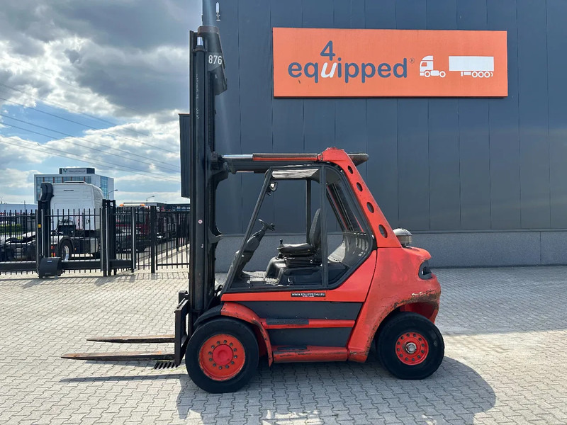 Linde H80D-03 FORKLIFT, 8000KG, duplex, 6 cil. Deutz diesel, 6.256hrs, - Dieselstapler: das Bild 4 Linde H80D-03 FORKLIFT, 8000KG, duplex, 6 cil. Deutz diesel, 6.256hrs, - Dieselstapler: das Bild 4