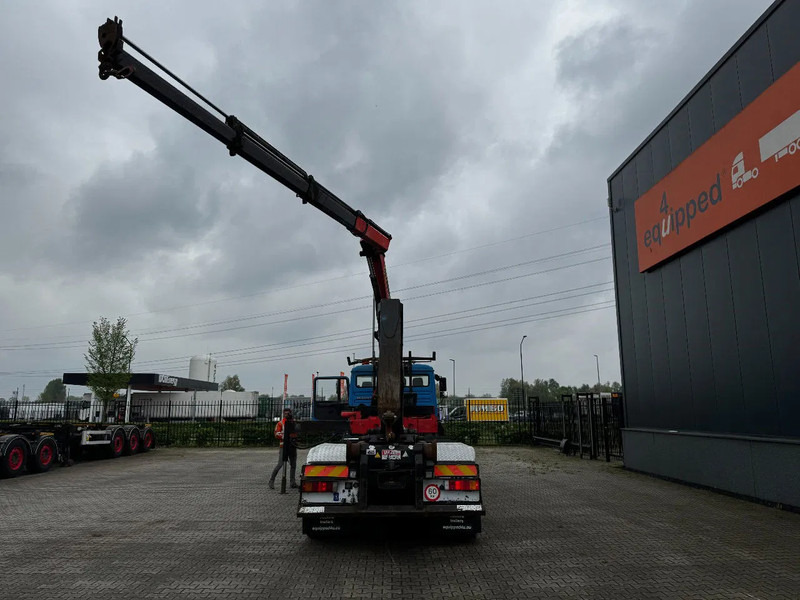MAN FE 410A, 6x4, EURO 2, Palfinger PK17000 Crane + VDL HOOK, full spring, manual gearbox, MOT 9/2025 - Abrollkipper, Autokran: das Bild 5 MAN FE 410A, 6x4, EURO 2, Palfinger PK17000 Crane + VDL HOOK, full spring, manual gearbox, MOT 9/2025 - Abrollkipper, Autokran: das Bild 5