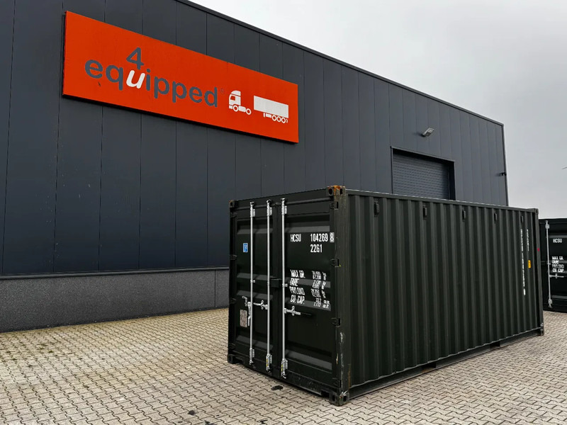 Onbekend TOP 20FT DV 8'6" containers ONE-WAY, 3x available, darkgreen - Seecontainer: das Bild 1 Onbekend TOP 20FT DV 8'6" containers ONE-WAY, 3x available, darkgreen - Seecontainer: das Bild 1