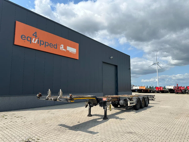Pacton FLEX XL 45FT HC multi (2x extendable), liftaxle, SAF + DRUM, NL-chassis - Container/ Wechselfahrgestell Auflieger: das Bild 1 Pacton FLEX XL 45FT HC multi (2x extendable), liftaxle, SAF + DRUM, NL-chassis - Container/ Wechselfahrgestell Auflieger: das Bild 1
