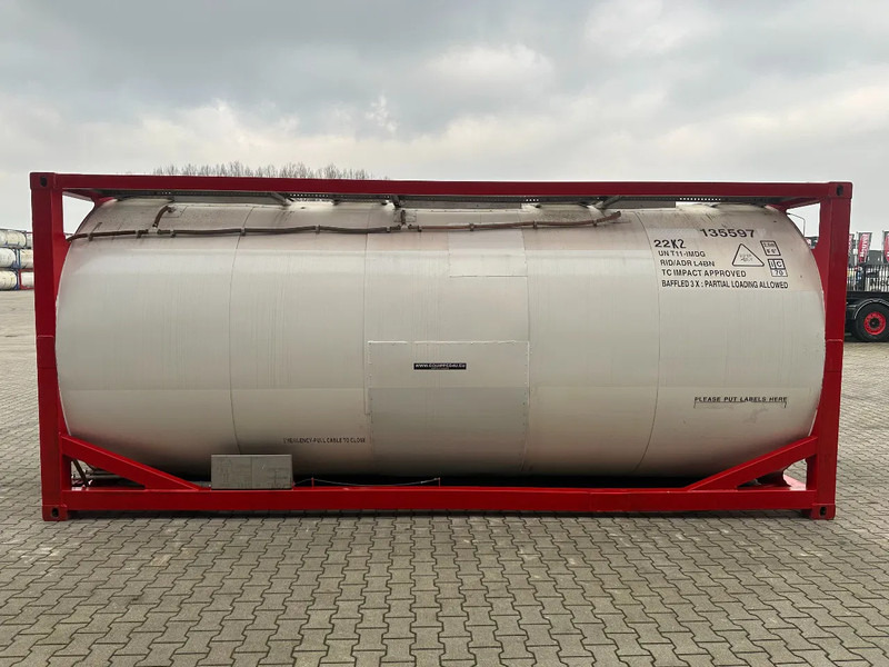 SINGAMAS 20FT ISO, 26.000L/1-COMP/3 BAFFELS/3 manholes, 5Y: 08-2027, L4BN, T11 - Lagertank: das Bild 3 SINGAMAS 20FT ISO, 26.000L/1-COMP/3 BAFFELS/3 manholes, 5Y: 08-2027, L4BN, T11 - Lagertank: das Bild 3