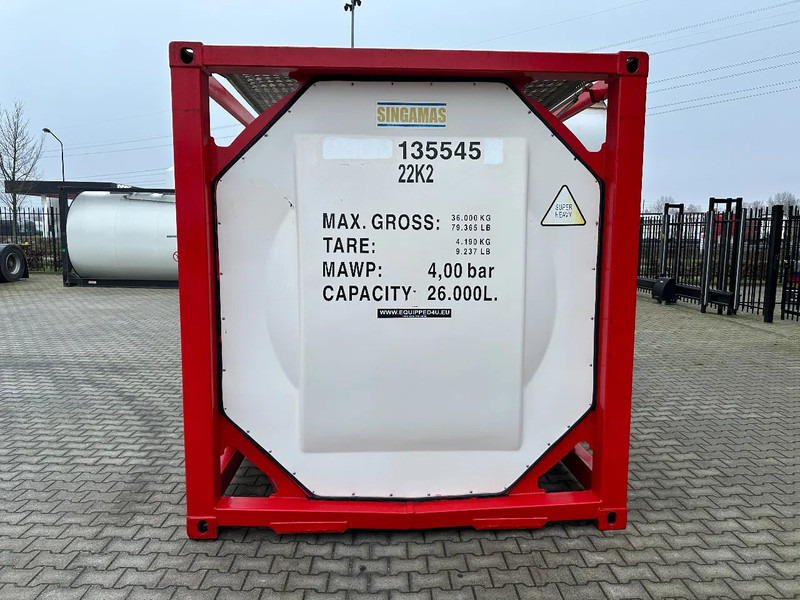SINGAMAS 20FT ISO, 26.000L/1-COMP/3 BAFFELS/3 manholes, 5Y inspection: 06/2027 - Lagertank: das Bild 5 SINGAMAS 20FT ISO, 26.000L/1-COMP/3 BAFFELS/3 manholes, 5Y inspection: 06/2027 - Lagertank: das Bild 5
