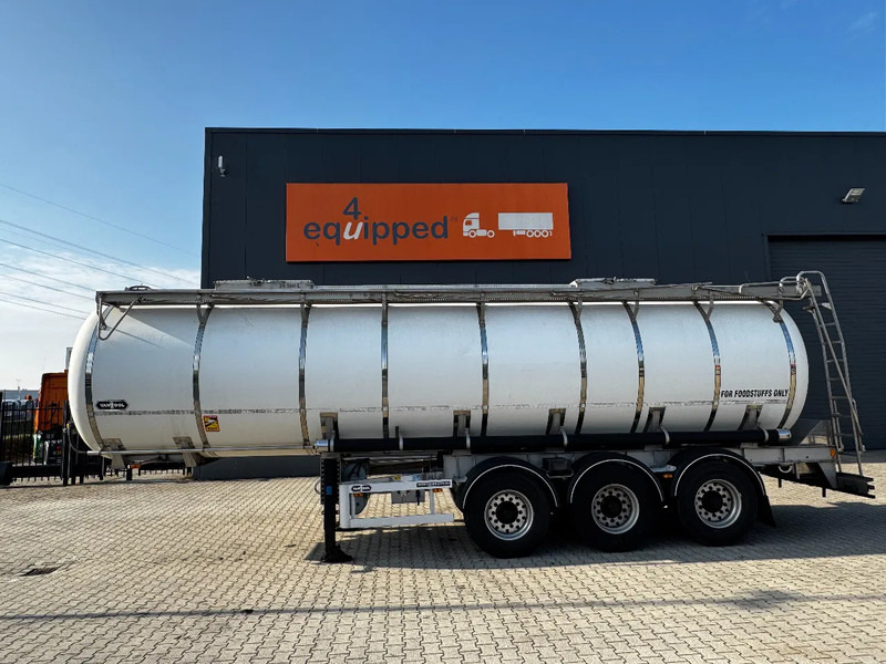 Van Hool FOOD / RVS chassis / 5.860KG/ 29.500L / 1-COMP / 1 -BAFFLE / DISC/ NL / TYRES 80 pct / APK - Tankauflieger: das Bild 2 Van Hool FOOD / RVS chassis / 5.860KG/ 29.500L / 1-COMP / 1 -BAFFLE / DISC/ NL / TYRES 80 pct / APK - Tankauflieger: das Bild 2