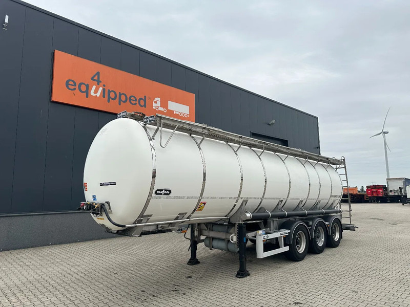 Van Hool FOOD / RVS chassis / empty weight: 5.860kg / 29.500L / 1-comp.+ 1 baffel / discbrakes / NL / APK: 05/2026 - Tankauflieger: das Bild 1 Van Hool FOOD / RVS chassis / empty weight: 5.860kg / 29.500L / 1-comp.+ 1 baffel / discbrakes / NL / APK: 05/2026 - Tankauflieger: das Bild 1