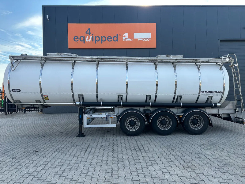 Van Hool LEBENSMITTEL / RVS Rahmen / Leergewicht: 5.860kg / 29.500L / 1-Kammer+ 1 Schwallwand / Scheibebremse / NL / APK - Tankauflieger: das Bild 2 Van Hool LEBENSMITTEL / RVS Rahmen / Leergewicht: 5.860kg / 29.500L / 1-Kammer+ 1 Schwallwand / Scheibebremse / NL / APK - Tankauflieger: das Bild 2