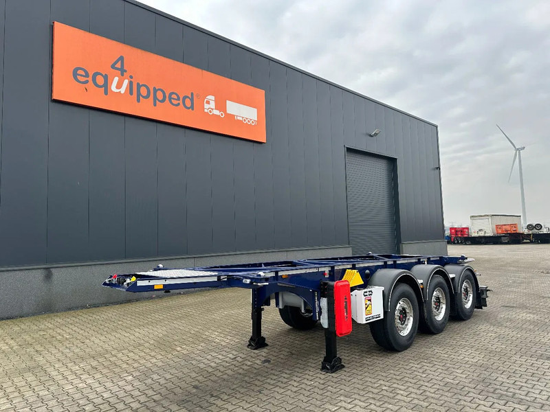 Van Hool NEW / DIRECT AVAILABLE 20FT / 20FT SWAP ADR-CHASSIS, DISCBRAKES, 3x available, ALU WHEELS - Container/ Wechselfahrgestell Auflieger: das Bild 1 Van Hool NEW / DIRECT AVAILABLE 20FT / 20FT SWAP ADR-CHASSIS, DISCBRAKES, 3x available, ALU WHEELS - Container/ Wechselfahrgestell Auflieger: das Bild 1