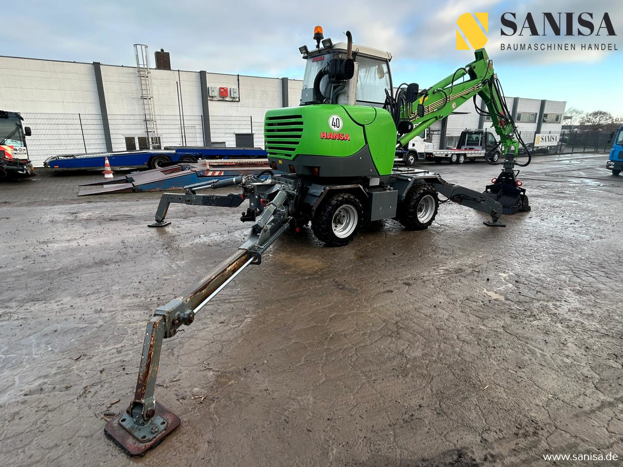 Hansa APZ 531/SW/Friedhofsbagger/Allrad/Tele Arm - Mobilbagger: das Bild 5 Hansa APZ 531/SW/Friedhofsbagger/Allrad/Tele Arm - Mobilbagger: das Bild 5