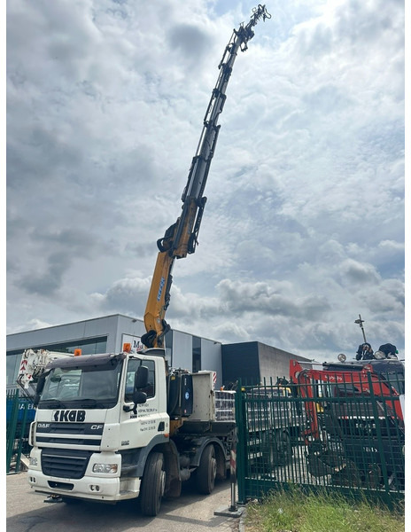 Autokran DAF CF 85.360 8x2 + CRANE (25m!) EFFER 305 6S + JIB 4S + ROTATOR - PLATORM 7m60 - LIFT + STEERING AXLE - EURO 5 - BE: das Bild 10