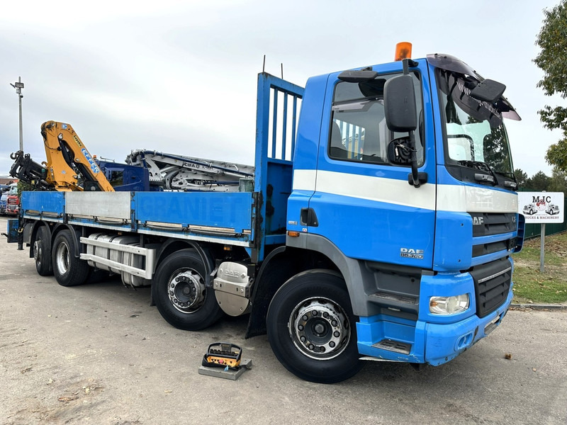 DAF CF 85.360 8x2 PRITSCHE 7m35 + KRAN EFFER 165-3S + RADIO - MANUAL GEARBOX ZF - EURO 5 - BE TRUCK - Pritsche LKW, Autokran: das Bild 1 DAF CF 85.360 8x2 PRITSCHE 7m35 + KRAN EFFER 165-3S + RADIO - MANUAL GEARBOX ZF - EURO 5 - BE TRUCK - Pritsche LKW, Autokran: das Bild 1
