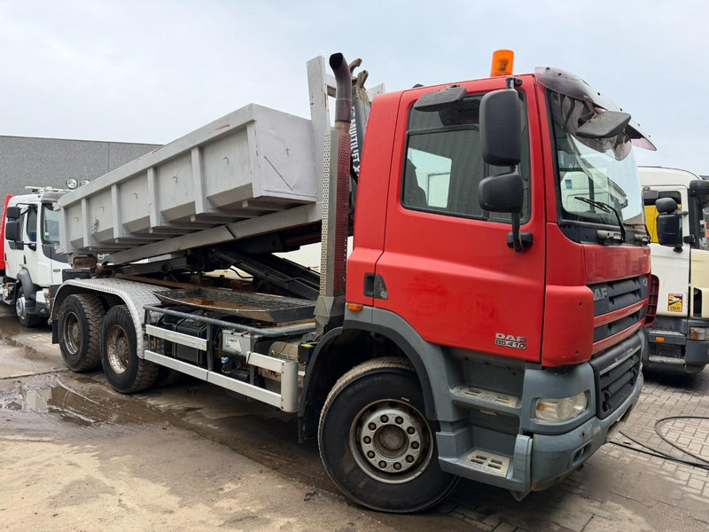 DAF CF 85.410 6x4 HOOKLIFT HIAB MULTILIFT - MANUAL ZF - EURO 4 - STEEL SPRING / BLATT / LAMES - BIG AXLES / HUB REDUCTION - BE TRUCK - Abrollkipper: das Bild 1 DAF CF 85.410 6x4 HOOKLIFT HIAB MULTILIFT - MANUAL ZF - EURO 4 - STEEL SPRING / BLATT / LAMES - BIG AXLES / HUB REDUCTION - BE TRUCK - Abrollkipper: das Bild 1