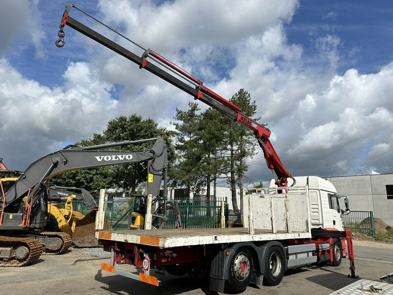 MAN TG 360 A 6x2 + KRAN ATLAS 100.1 A3 - PLATFORM 5m80 - E3 - LIFT-AXLE - FULL AIR SUSPENSION - ZF AS TRONIC - BE TRUCK - Pritsche LKW, Autokran: das Bild 5 MAN TG 360 A 6x2 + KRAN ATLAS 100.1 A3 - PLATFORM 5m80 - E3 - LIFT-AXLE - FULL AIR SUSPENSION - ZF AS TRONIC - BE TRUCK - Pritsche LKW, Autokran: das Bild 5