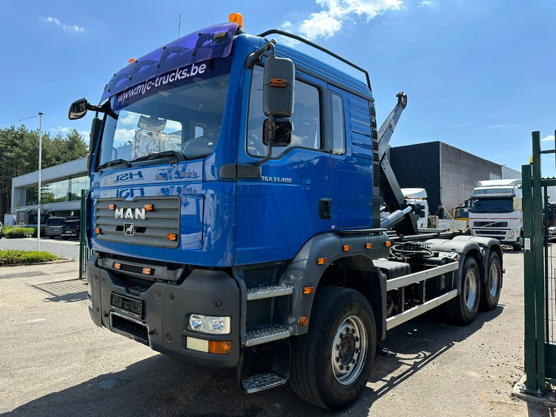 MAN TGA 33.400 6X4 HOOKLIFT AJK NHS20-4930mm - WB 3m60 - MANUAL ZF - STEEL SPRING / BLATT - BIG AXLES / AP ACHSEN - Abrollkipper: das Bild 3 MAN TGA 33.400 6X4 HOOKLIFT AJK NHS20-4930mm - WB 3m60 - MANUAL ZF - STEEL SPRING / BLATT - BIG AXLES / AP ACHSEN - Abrollkipper: das Bild 3