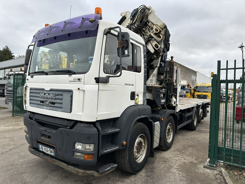 MAN TGA 35.430 8x2 + KRAN HIAB 700 E-6 + JIB 165X-3 - RETARDER - PRITSCHE 6m70~8m50 EXTENDABLE - MANUAL GEARBOX ZF - LIFT + STEERING AXLE - Pritsche LKW, Autokran: das Bild 2 MAN TGA 35.430 8x2 + KRAN HIAB 700 E-6 + JIB 165X-3 - RETARDER - PRITSCHE 6m70~8m50 EXTENDABLE - MANUAL GEARBOX ZF - LIFT + STEERING AXLE - Pritsche LKW, Autokran: das Bild 2