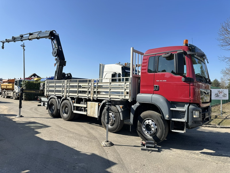 MAN TGS 35.420 8x4 + CRANE HIAB X-HIPRO 302 EP-5 - 192.000km - ROTATOR - 5/6 F - PLATFORM 6m55 - AIR SUSPENSION - TUV 06/2025 - TOP CONDITION - Autokran: das Bild 1 MAN TGS 35.420 8x4 + CRANE HIAB X-HIPRO 302 EP-5 - 192.000km - ROTATOR - 5/6 F - PLATFORM 6m55 - AIR SUSPENSION - TUV 06/2025 - TOP CONDITION - Autokran: das Bild 1
