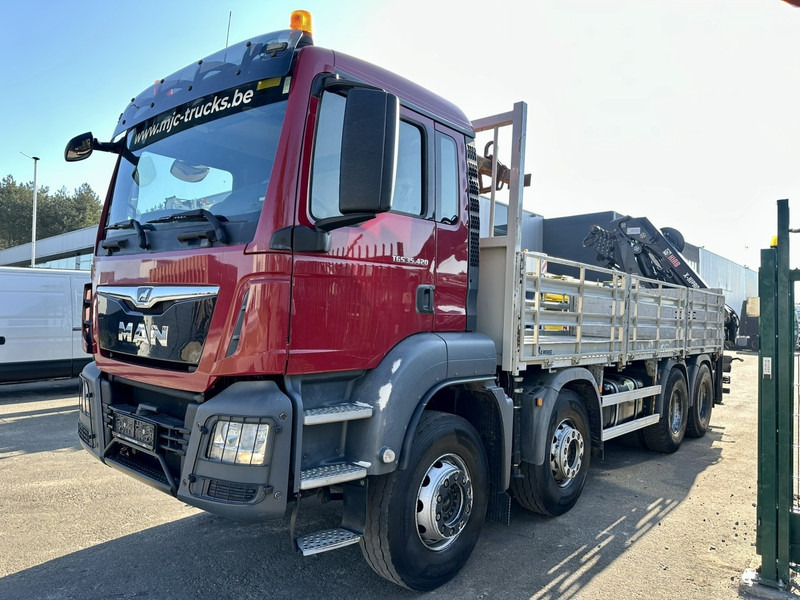 MAN TGS 35.420 8x4 + CRANE HIAB X-HIPRO 302 EP-5 - 192.000km - ROTATOR - 5/6 F - PLATFORM 6m55 - AIR SUSPENSION - TUV 06/2025 - TOP CONDITION - Pritsche LKW, Autokran: das Bild 3 MAN TGS 35.420 8x4 + CRANE HIAB X-HIPRO 302 EP-5 - 192.000km - ROTATOR - 5/6 F - PLATFORM 6m55 - AIR SUSPENSION - TUV 06/2025 - TOP CONDITION - Pritsche LKW, Autokran: das Bild 3