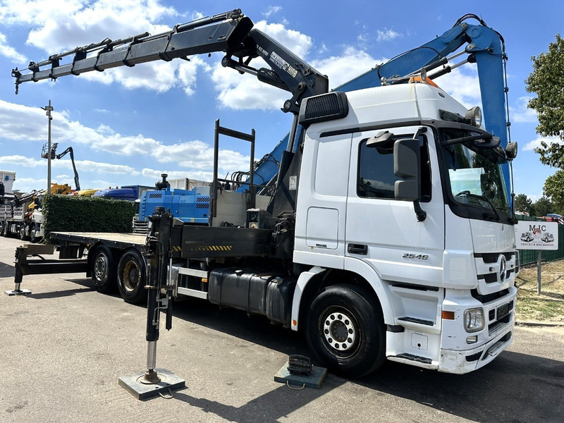 Mercedes-Benz ACTROS 2546 6x2 + CRANE HIAB 422 EP-6 HIPRO - *415.000km* - PLATFORM 6m50 - LIFT AXLE - MP 3 - EURO 5 - BELGIAN PAPERS - Autokran: das Bild 1 Mercedes-Benz ACTROS 2546 6x2 + CRANE HIAB 422 EP-6 HIPRO - *415.000km* - PLATFORM 6m50 - LIFT AXLE - MP 3 - EURO 5 - BELGIAN PAPERS - Autokran: das Bild 1