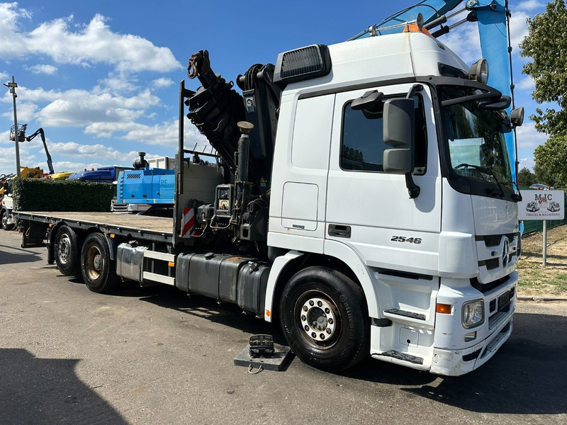 Mercedes-Benz ACTROS 2546 6x2 + CRANE HIAB 422 EP-6 HIPRO - *415.000km* - PLATFORM 6m50 - LIFT AXLE - MP 3 - EURO 5 - BELGIAN PAPERS - Autokran: das Bild 2 Mercedes-Benz ACTROS 2546 6x2 + CRANE HIAB 422 EP-6 HIPRO - *415.000km* - PLATFORM 6m50 - LIFT AXLE - MP 3 - EURO 5 - BELGIAN PAPERS - Autokran: das Bild 2