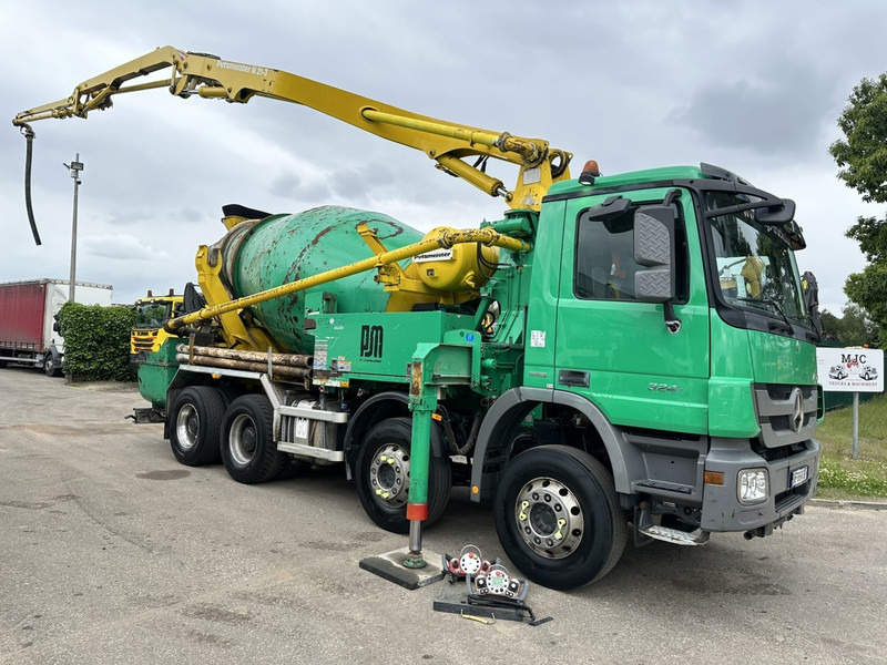 Mercedes-Benz ACTROS 3241 8x4 PUMI PM M 21-3 (21m) Putzmeister - *238.000km* / 1586H - EPS - BLADVERING / NAAFREDUCTIE - Fahrmischer: das Bild 2 Mercedes-Benz ACTROS 3241 8x4 PUMI PM M 21-3 (21m) Putzmeister - *238.000km* / 1586H - EPS - BLADVERING / NAAFREDUCTIE - Fahrmischer: das Bild 2
