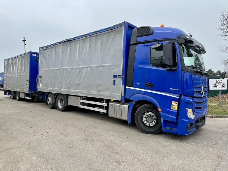 Mercedes-Benz Actros 2645 6x2 105m³ JUMBO + RETARDER + KRAN PALFINGER PK 19.001 SLD (4x) + RADIO - *FULL AIR* - FRIGO - EURO 6 - SAF AXLES - BELGIAN TRUCK - Koffer LKW, Autokran: das Bild 1 Mercedes-Benz Actros 2645 6x2 105m³ JUMBO + RETARDER + KRAN PALFINGER PK 19.001 SLD (4x) + RADIO - *FULL AIR* - FRIGO - EURO 6 - SAF AXLES - BELGIAN TRUCK - Koffer LKW, Autokran: das Bild 1