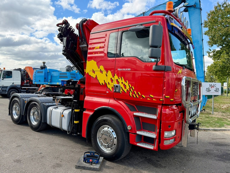 MAN TGA 33.530 6x4 - 90T ZSM + KRAN HMF 3720 K6 (17.3m) - RETARDER - MANUAL ZF - EURO 3 - 590.000km - ALCOA - BIG AXLES HUB REDUCTION - BE TRUCK - TOP CONDITION - Sattelzugmaschine: das Bild 1 MAN TGA 33.530 6x4 - 90T ZSM + KRAN HMF 3720 K6 (17.3m) - RETARDER - MANUAL ZF - EURO 3 - 590.000km - ALCOA - BIG AXLES HUB REDUCTION - BE TRUCK - TOP CONDITION - Sattelzugmaschine: das Bild 1