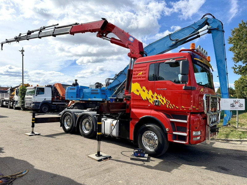 MAN TGA 33.530 6x4 - 90T ZSM + KRAN HMF 3720 K6 (17.3m) - RETARDER - MANUAL ZF - EURO 3 - 590.000km - ALCOA - BIG AXLES HUB REDUCTION - BE TRUCK - TOP CONDITION - Sattelzugmaschine: das Bild 2 MAN TGA 33.530 6x4 - 90T ZSM + KRAN HMF 3720 K6 (17.3m) - RETARDER - MANUAL ZF - EURO 3 - 590.000km - ALCOA - BIG AXLES HUB REDUCTION - BE TRUCK - TOP CONDITION - Sattelzugmaschine: das Bild 2