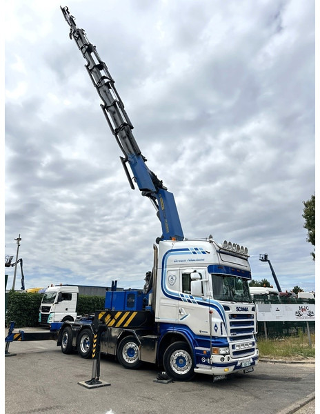 Scania R500 8x2 ZSM + KRAN 100Tm! PALFINGER PK100002 G 8x + 1 ME - RETARDER - ALCOA DURA BRIGHT - LIFT + STEERING - 5/6 HYDR F - TÜV 05/2026 - TOP CONDITION - Sattelzugmaschine: das Bild 5 Scania R500 8x2 ZSM + KRAN 100Tm! PALFINGER PK100002 G 8x + 1 ME - RETARDER - ALCOA DURA BRIGHT - LIFT + STEERING - 5/6 HYDR F - TÜV 05/2026 - TOP CONDITION - Sattelzugmaschine: das Bild 5