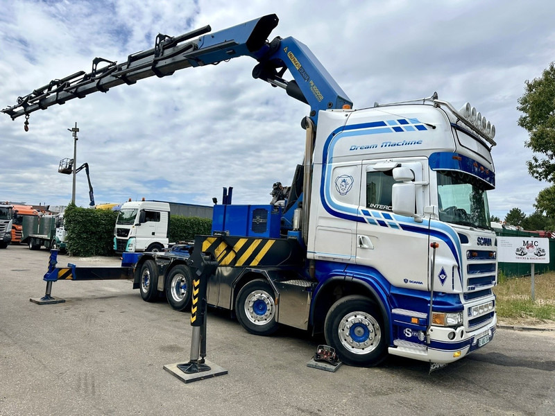 Scania R500 8x2 ZSM + KRAN 100Tm! PALFINGER PK100002 G 8x + 1 ME - RETARDER - ALCOA DURA BRIGHT - LIFT + STEERING - 5/6 HYDR F - TÜV 05/2026 - TOP CONDITION - Sattelzugmaschine: das Bild 2 Scania R500 8x2 ZSM + KRAN 100Tm! PALFINGER PK100002 G 8x + 1 ME - RETARDER - ALCOA DURA BRIGHT - LIFT + STEERING - 5/6 HYDR F - TÜV 05/2026 - TOP CONDITION - Sattelzugmaschine: das Bild 2